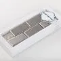 Próbka: Mini Cegiełka Metallic Silver Matowa