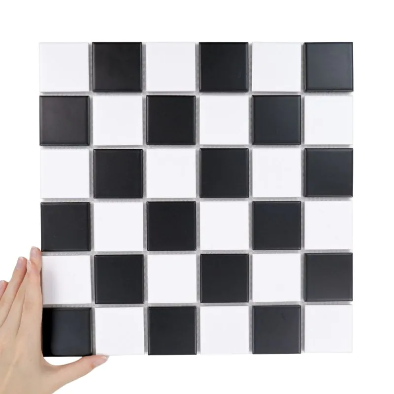 Płytka Cubic Szachownica Matowy