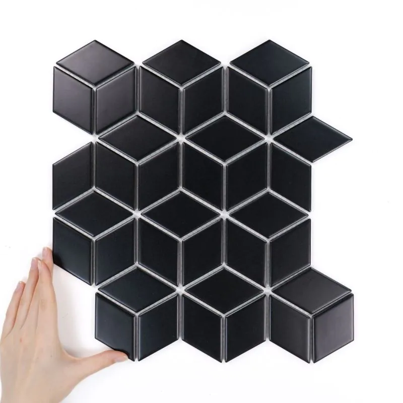 Płytka Diamond Czarny Matowy