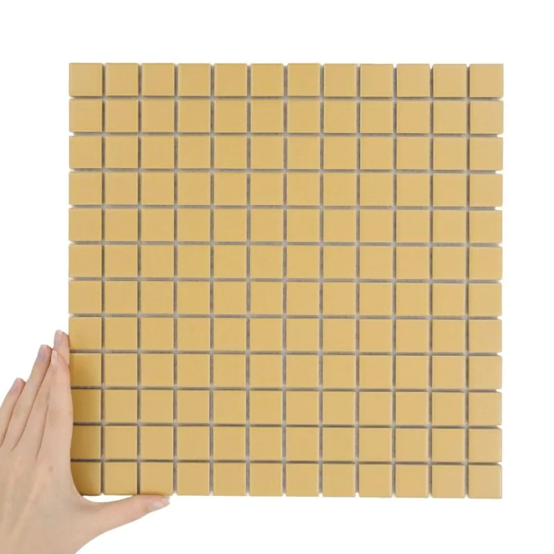 Płytka Mini Cubic Ochra Matowy