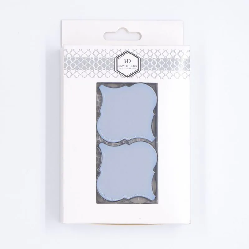 Próbka: Arabeska Średnia Baby Blue Połysk