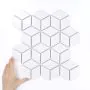 Płytka Diamond White Star Połysk