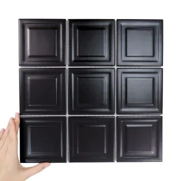 Płytka Frame Czarny Matowy