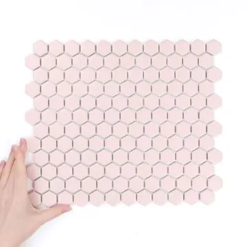 Płytka Heksagon Mały Pink Matowy
