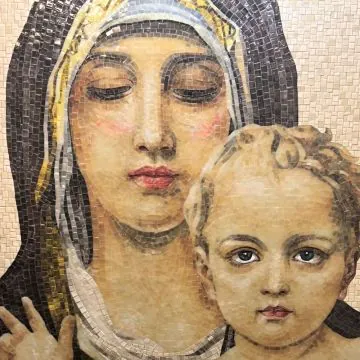 Ikona Matki Bożej – Obraz z mozaiki