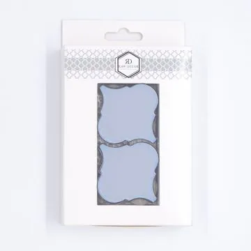 Próbka: Arabeska Średnia Baby Blue Połysk