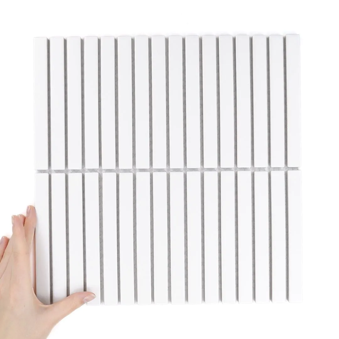 Płytka Stick Biały Matowy
