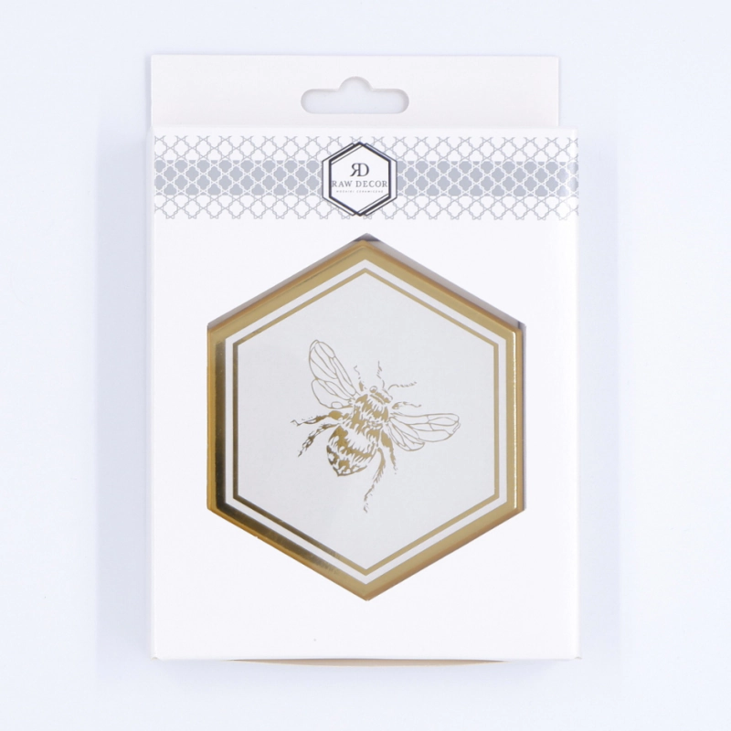 Próbka: Heksagon XL Queen Bee Gold - Kolekcja Bee