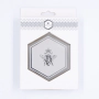 Próbka: Heksagon XL Queen Bee Silver - Kolekcja Bee