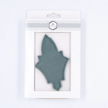 Próbka: Arabeska Shield Teal Blue Połysk