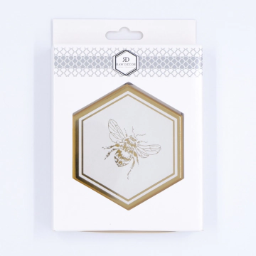 Próbka: Heksagon XL Queen Bee Gold - Kolekcja Bee